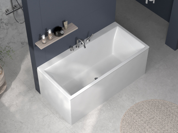 Акриловая ванна прямоугольная (180х80) Alba Spa KERO ВПР0370000100